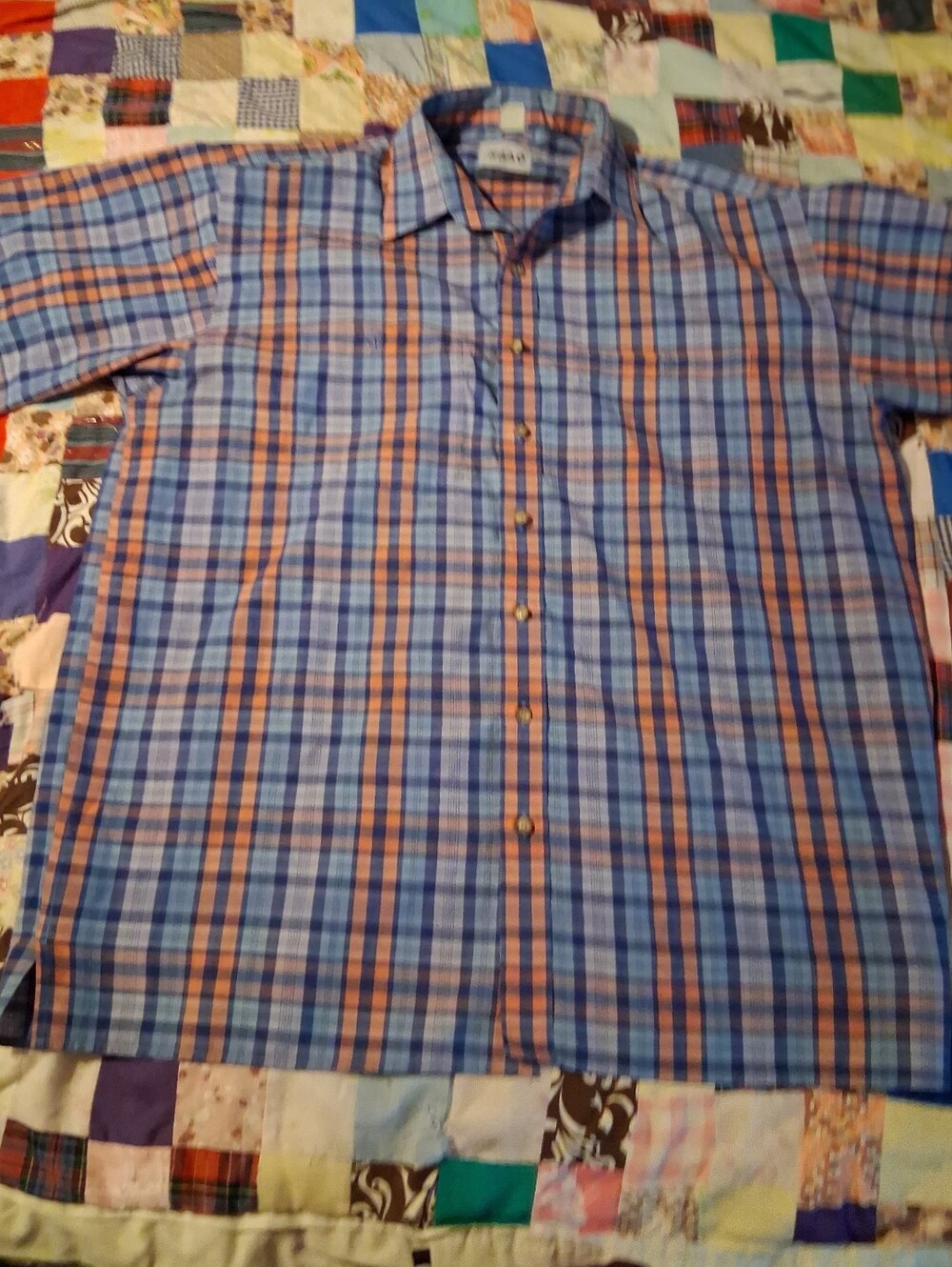 King Size Big Men Short Sleeve Shirt Sz. XXL